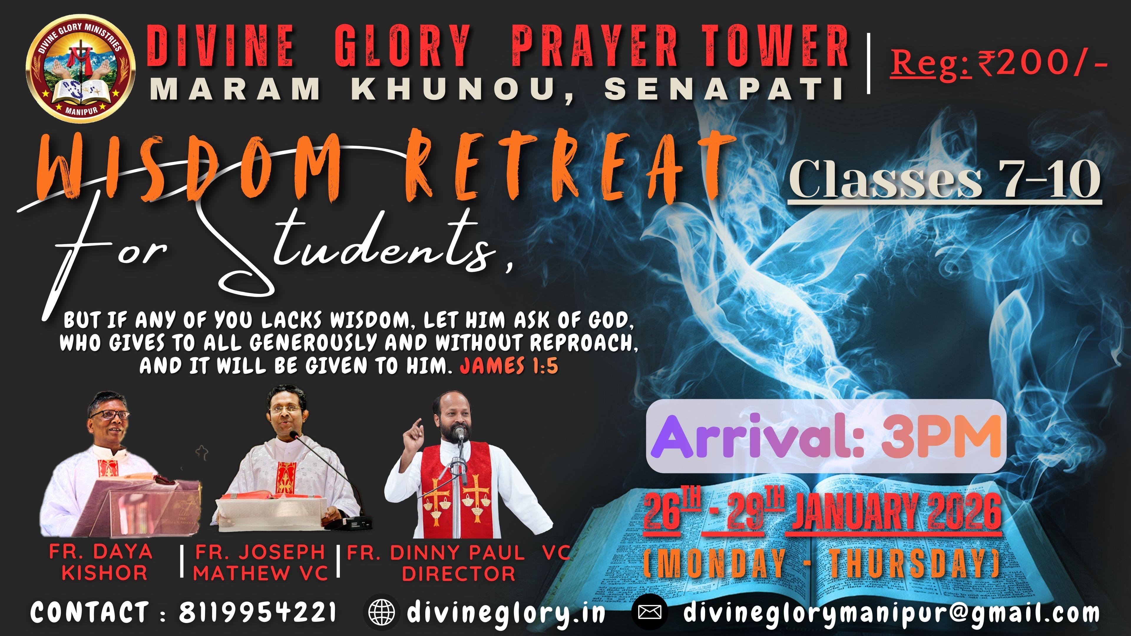 Wisdom Retreat for Students, 26th-29th January 2026